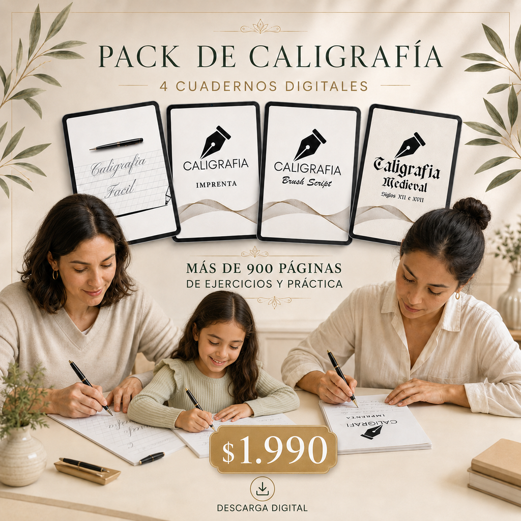 PACK DE CALIGRAFÍA DIGITAL